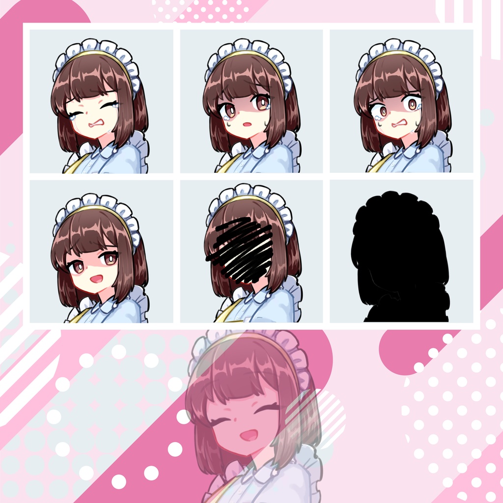 【TRPG立ち絵】清楚ウェイトレス|NPC|現代・日常