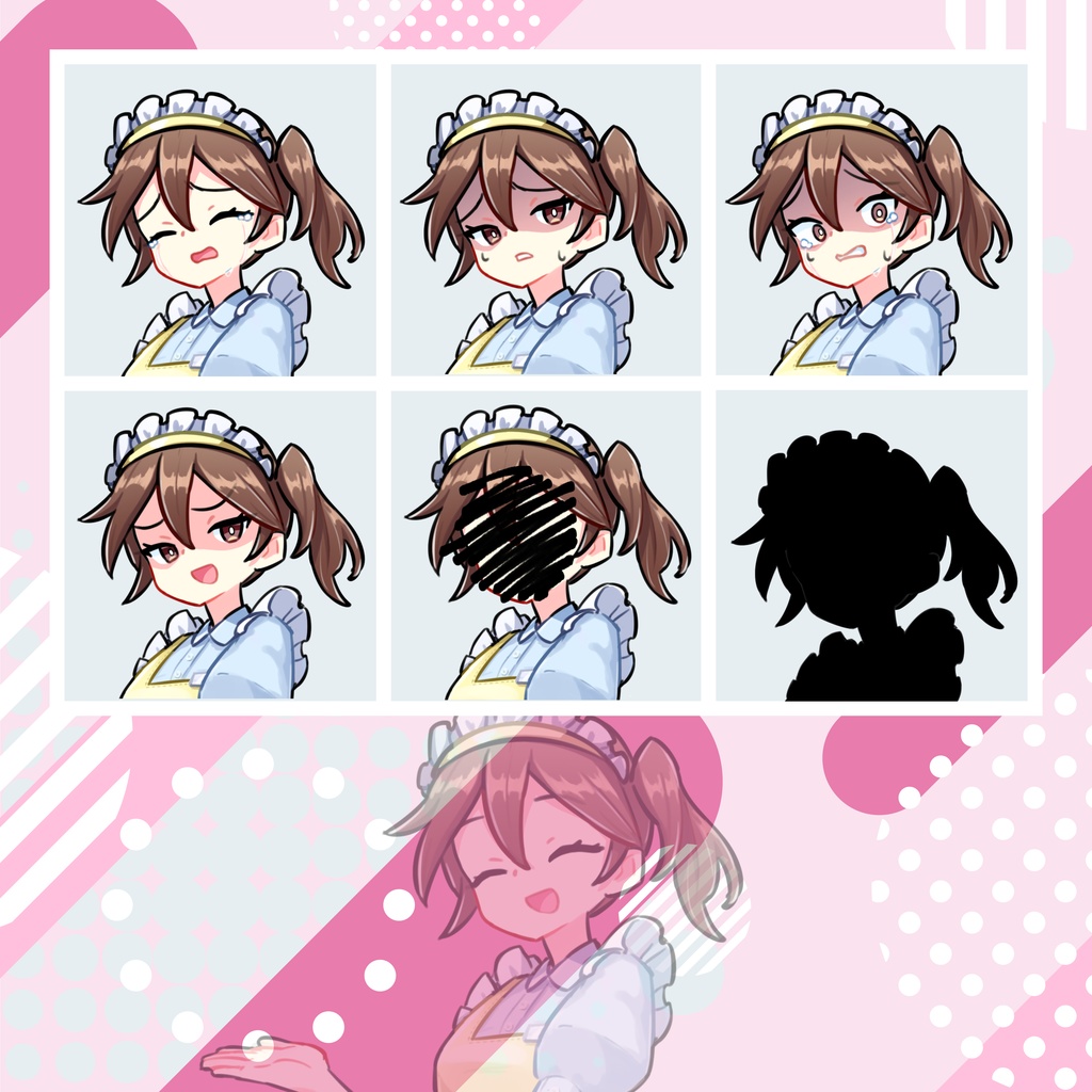 【TRPG立ち絵】元気ウェイトレス|NPC|現代・日常