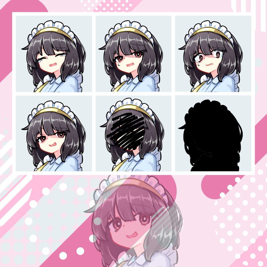 【TRPG立ち絵】社畜ウェイトレス|NPC|現代・日常