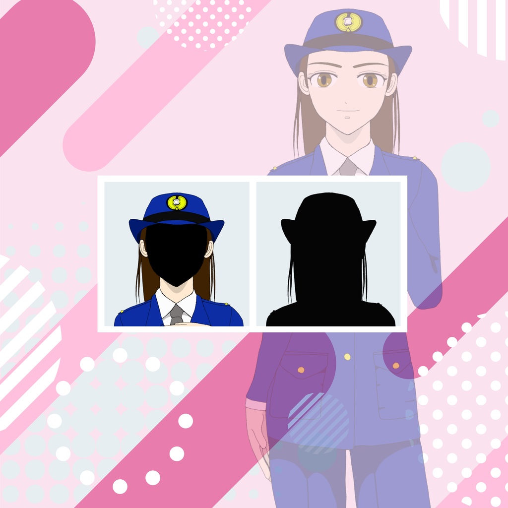 【TRPG立ち絵】女性警察官|NPC|現代・日常【無料】