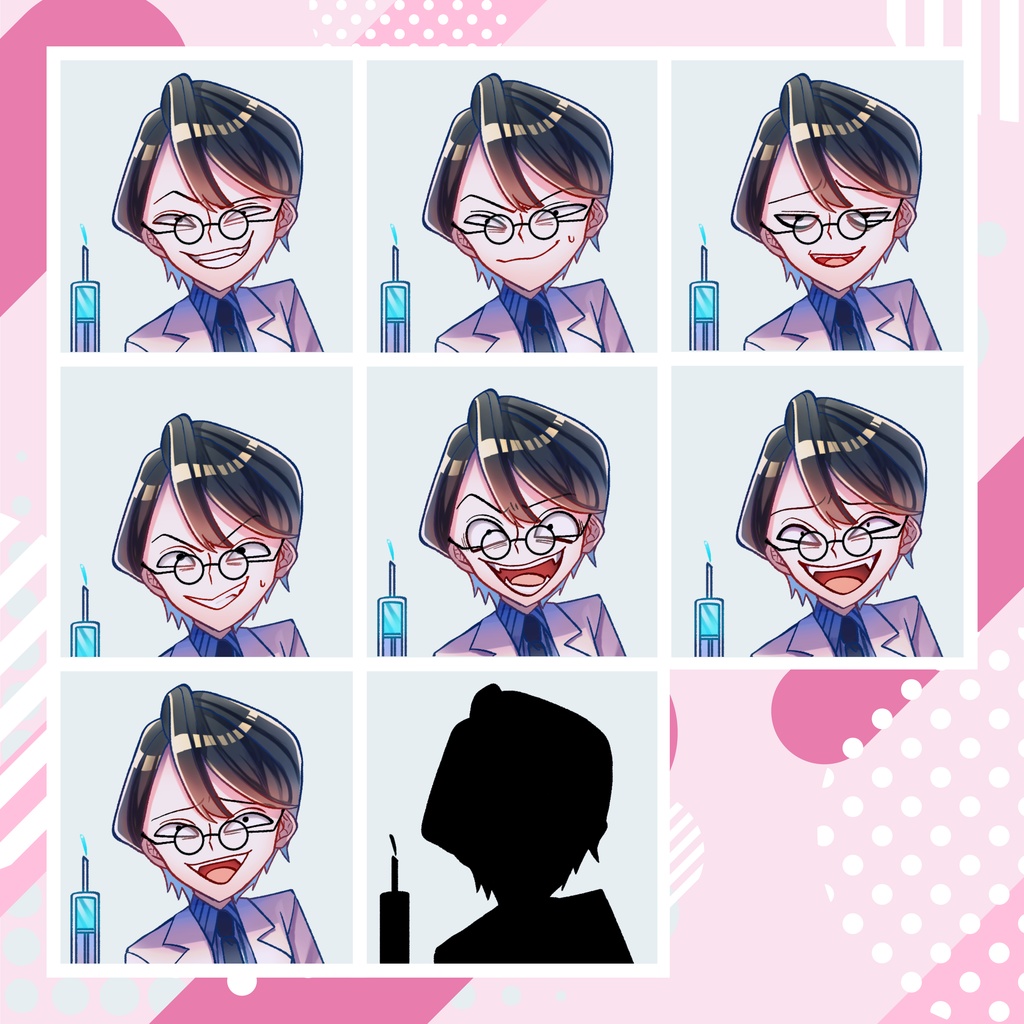 【TRPG立ち絵】マッドサイエンティスト【生物】|NPC|SF・近未来