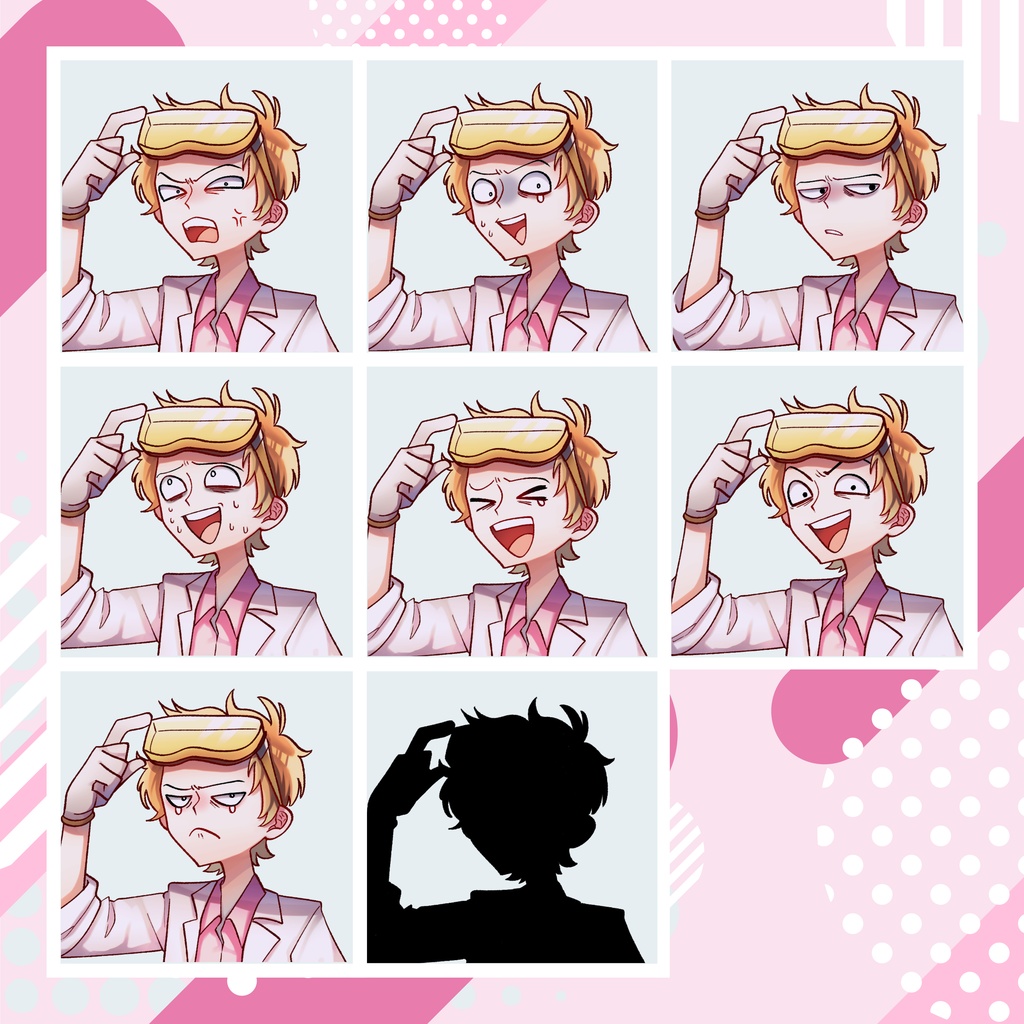 【TRPG立ち絵】マッドサイエンティスト【発明】|NPC|SF・近未来