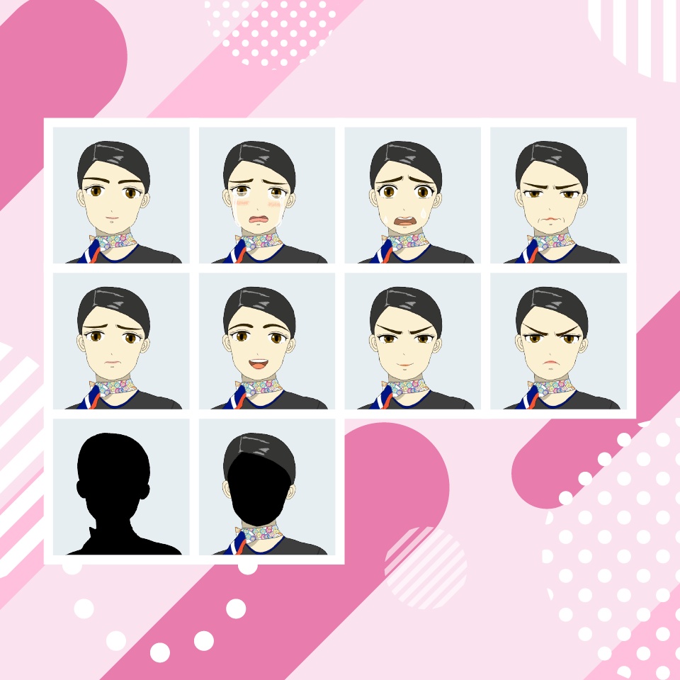 【TRPG立ち絵】女性客室乗務員|NPC|学園・日常【無料】