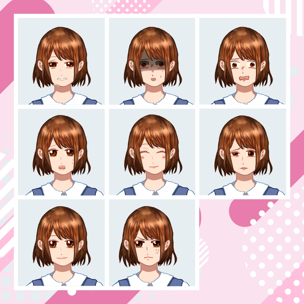 【TRPG立ち絵】女子学生|NPC|現代・日常【無料】