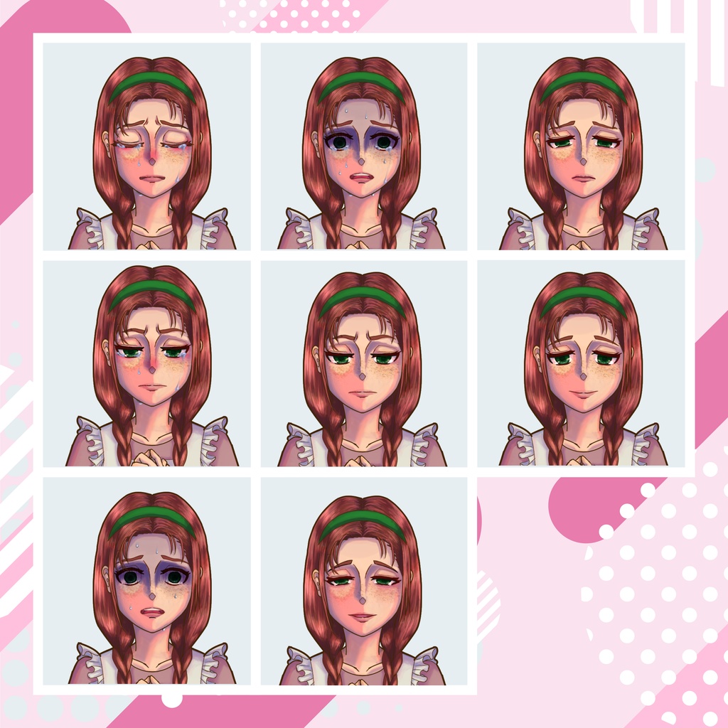 【TRPG立ち絵】村娘|NPC|ファンタジー・日常