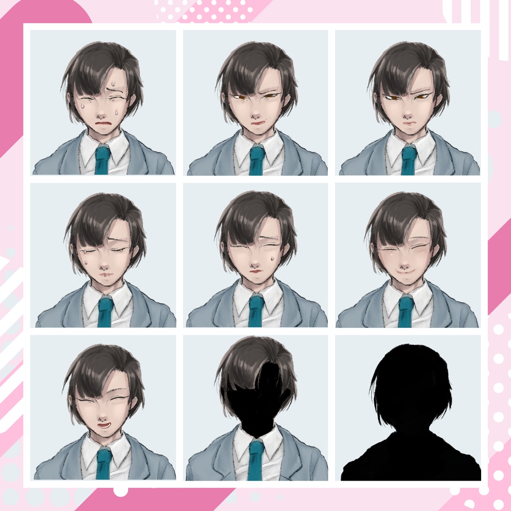 【TRPG立ち絵】裏切りそうなお兄さん|NPC|現代・日常【無料】