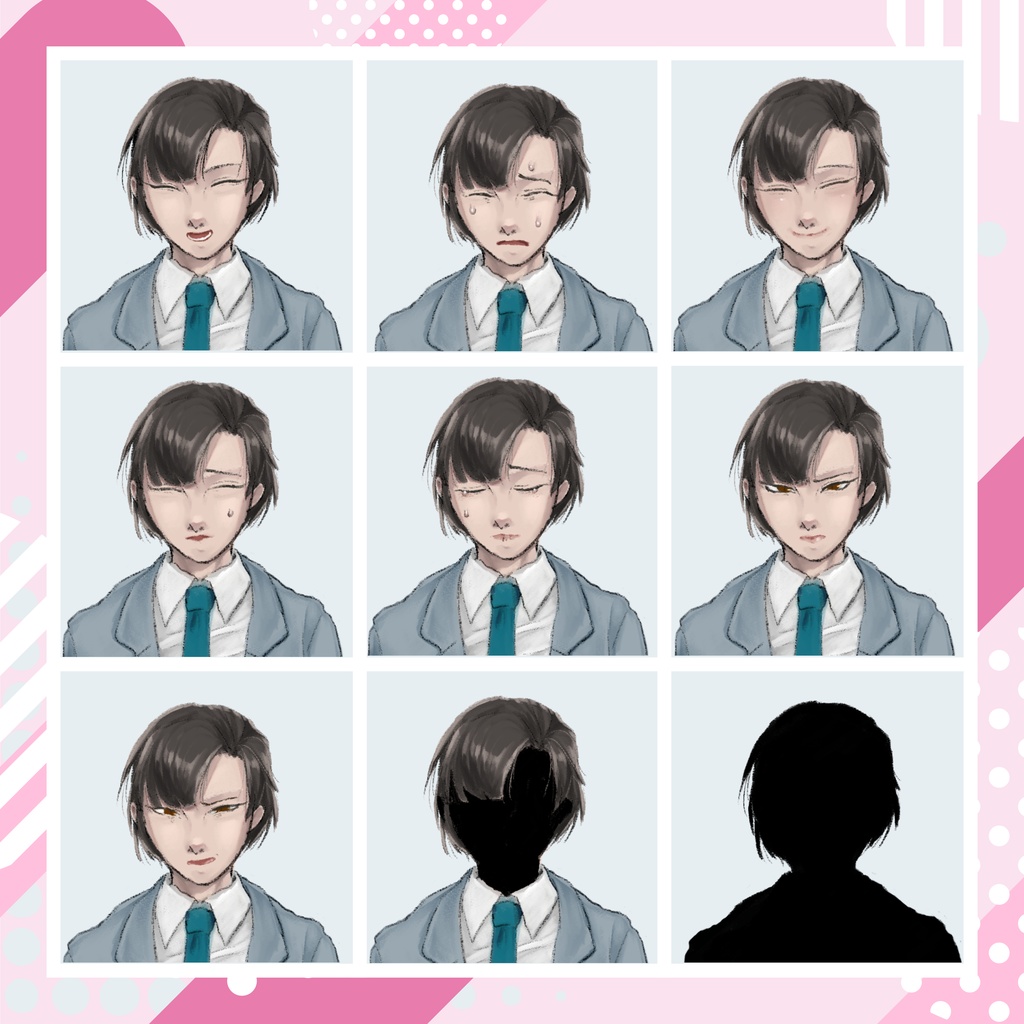 【TRPG立ち絵】裏切りそうなお兄さん|NPC|現代・日常【無料】