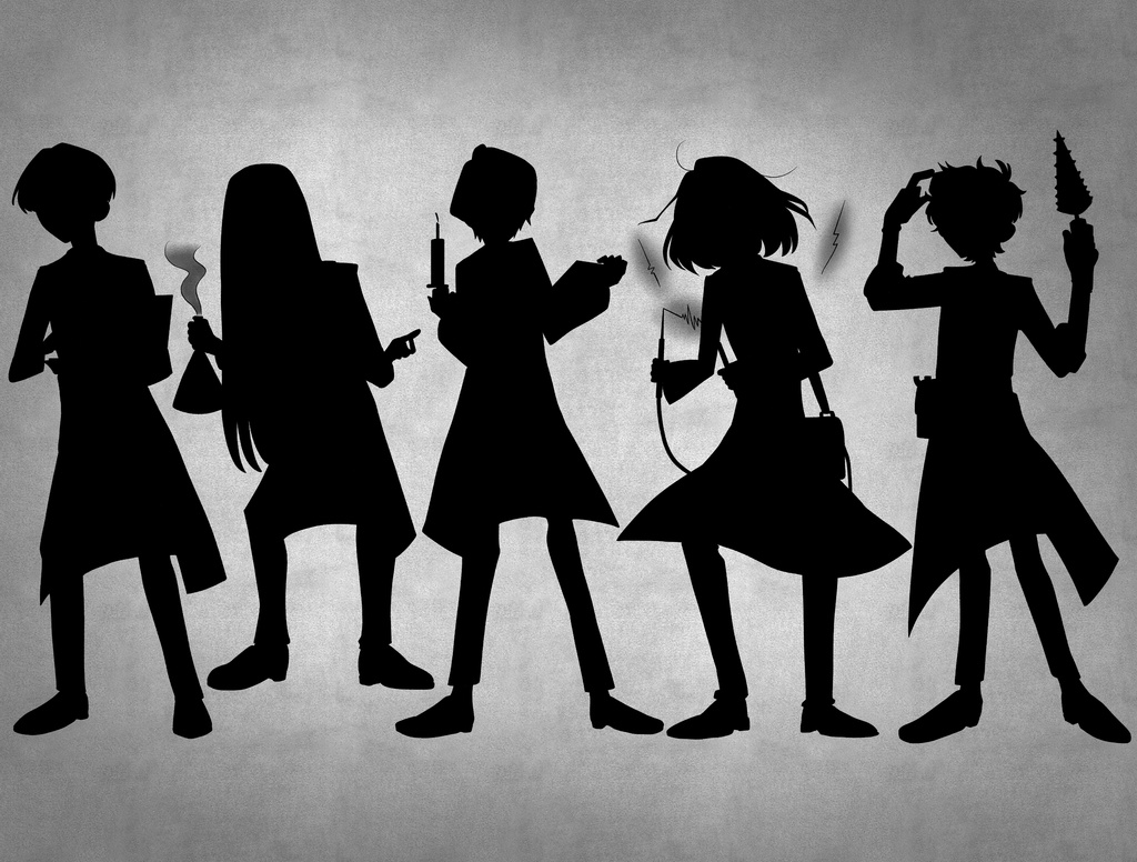 【TRPG立ち絵】マッドサイエンティストセット|NPC|SF・近未来