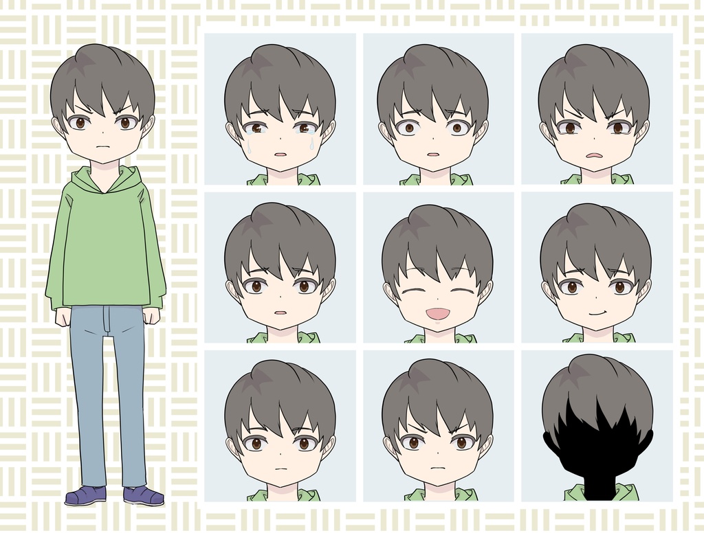 【TRPG立ち絵】現代村人シリーズ|NPC|現代・日常【無料】