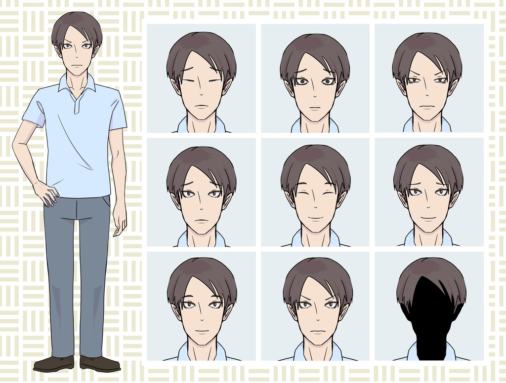 【TRPG立ち絵】現代村人シリーズ|NPC|現代・日常【無料】