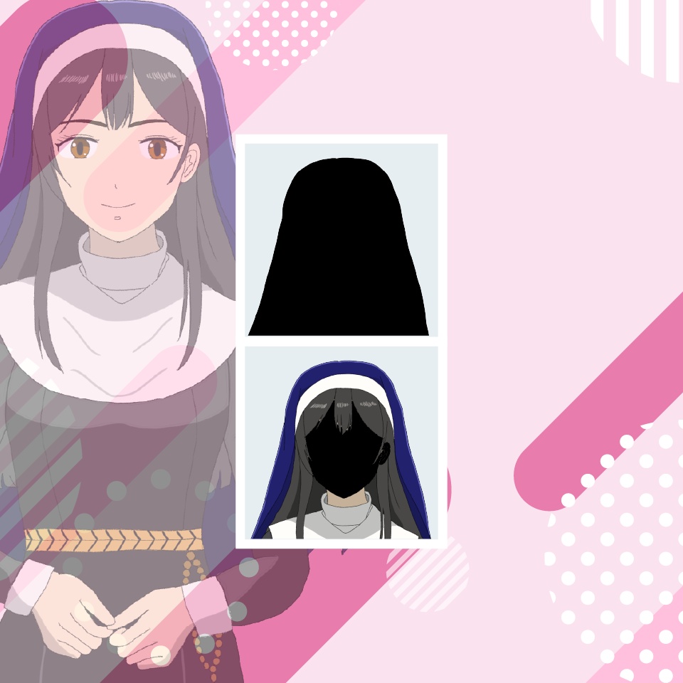 【TRPG立ち絵】シスター|NPC|現代・日常【無料】