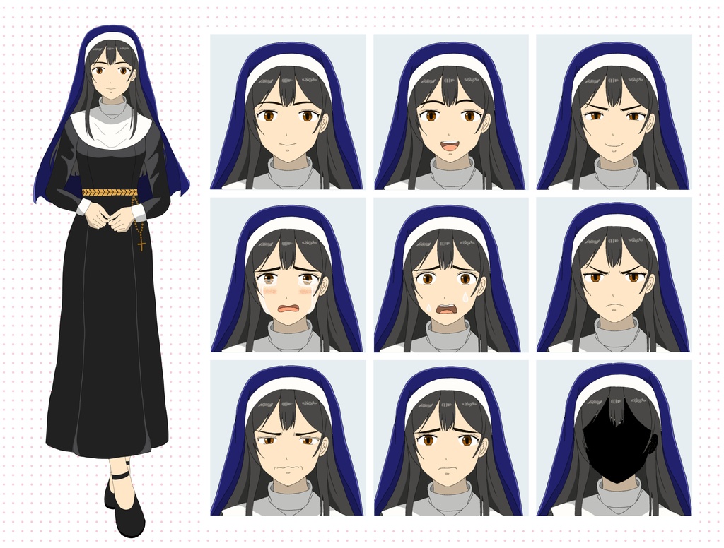 【TRPG立ち絵】女性職業シリーズ|NPC|現代・日常【無料】