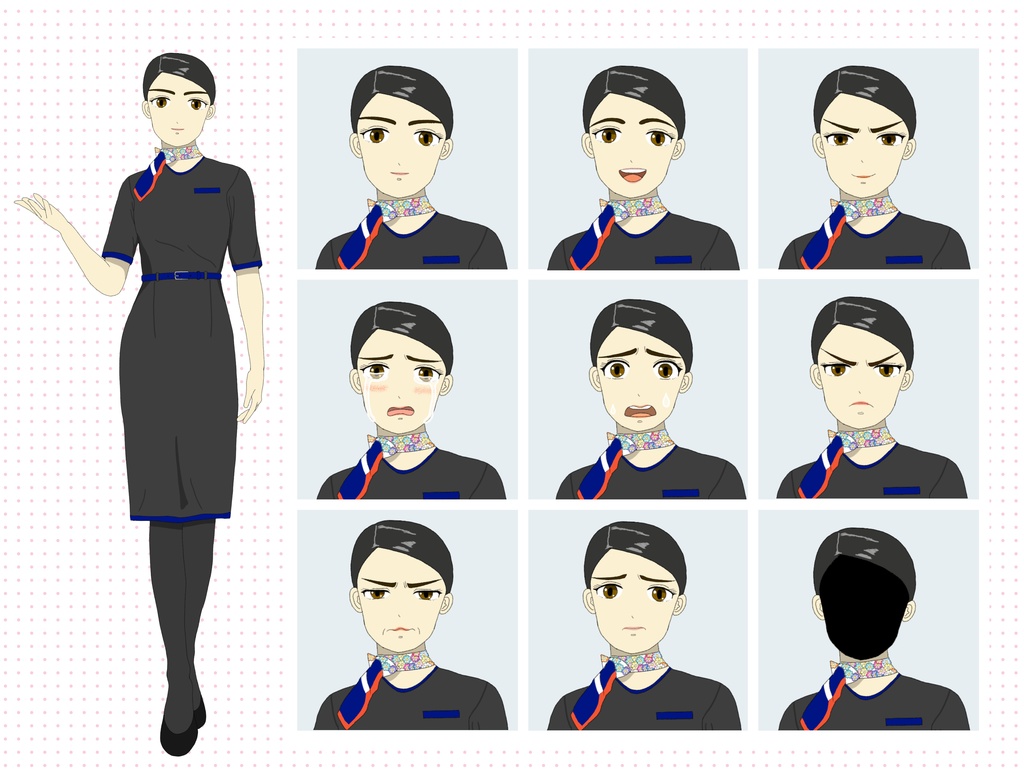 【TRPG立ち絵】女性職業シリーズ|NPC|現代・日常【無料】