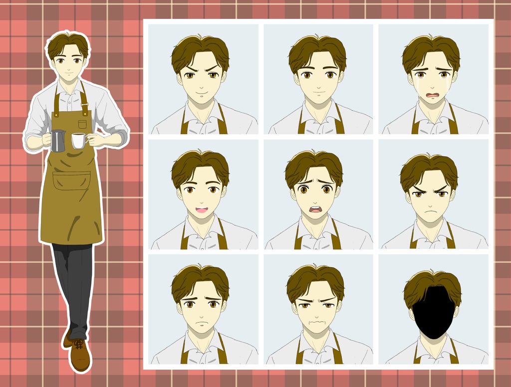 【TRPG立ち絵】店員シリーズ|NPC|現代・日常【無料】