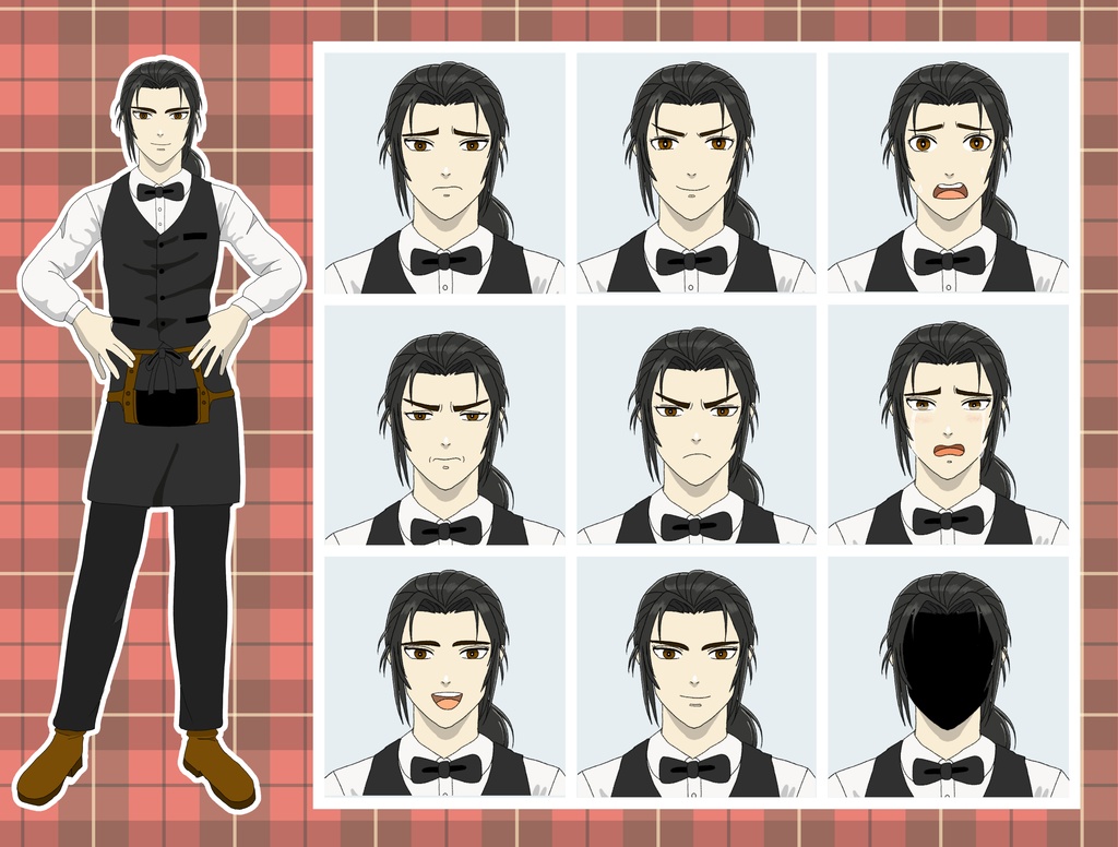 【TRPG立ち絵】店員シリーズ|NPC|現代・日常【無料】