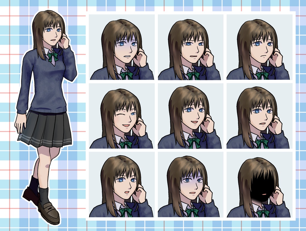 【TRPG立ち絵】日常の人々シリーズ|NPC|現代・日常【無料】