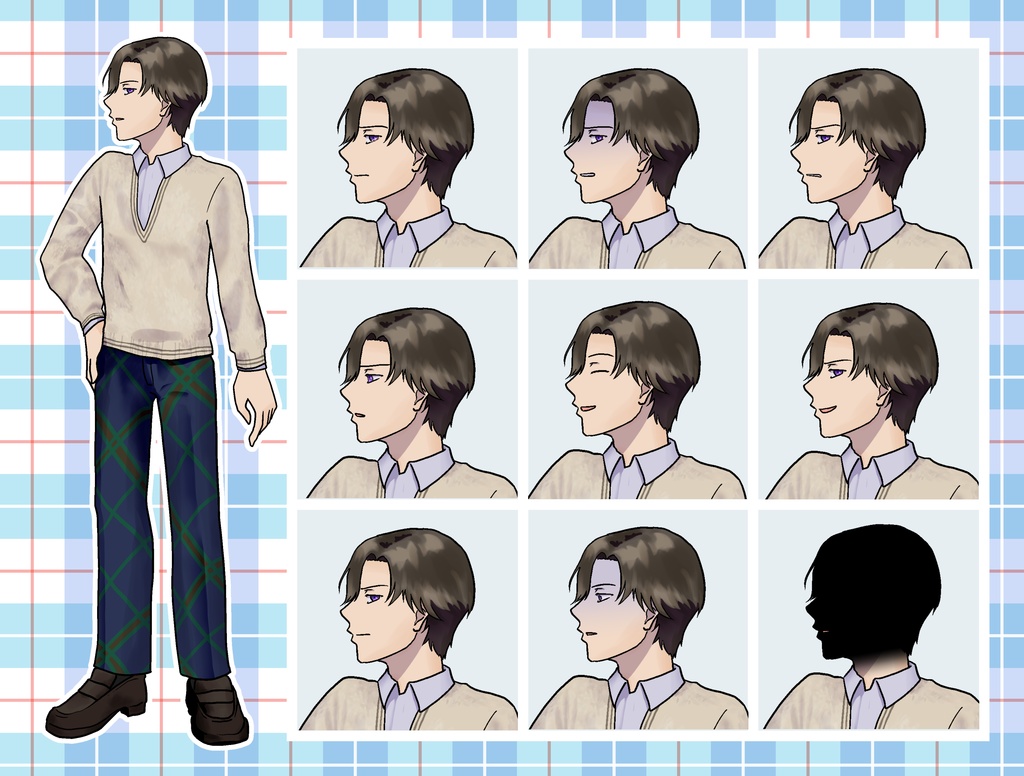 【TRPG立ち絵】日常の人々シリーズ|NPC|現代・日常【無料】