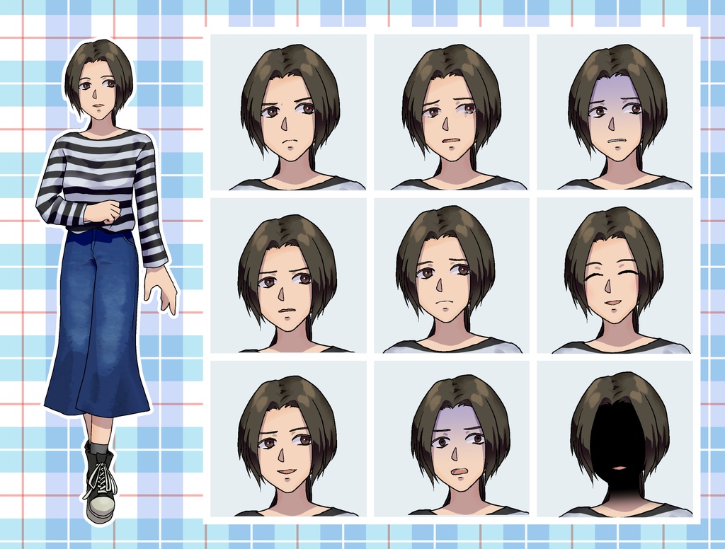 【TRPG立ち絵】日常の人々シリーズ|NPC|現代・日常【無料】