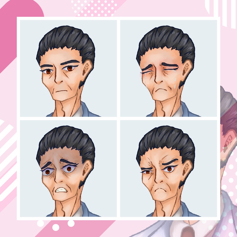 【TRPG立ち絵】ベテランの院長|NPC|現代・日常【無料】