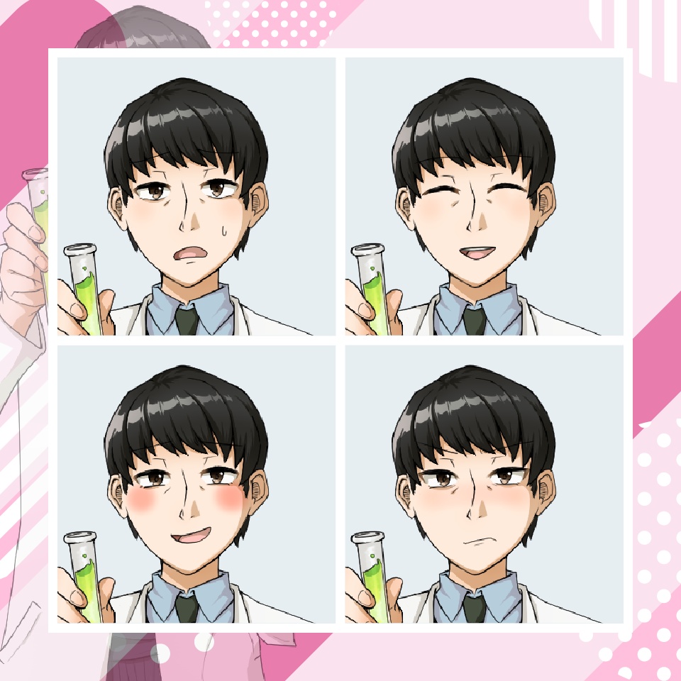 【TRPG立ち絵】親しみやすい科学の先生|NPC|現代・日常