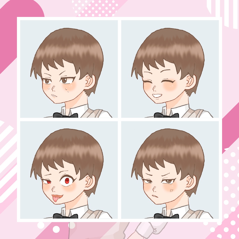 【TRPG立ち絵】強気な男の子|NPC|現代・日常