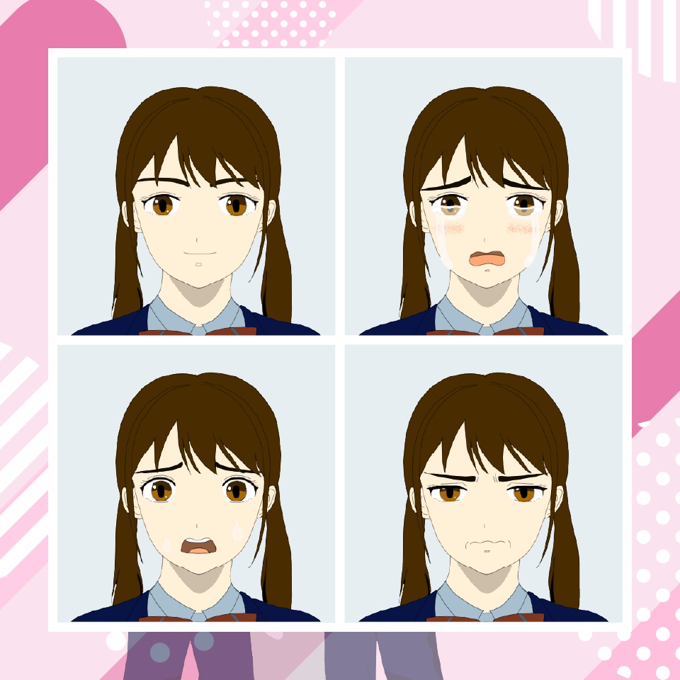 【TRPG立ち絵】真面目な女子高生|NPC|現代・日常【無料】