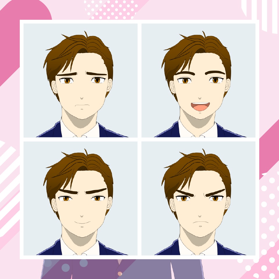 【TRPG立ち絵】生徒会長の男子高校生|NPC|現代・日常【無料】