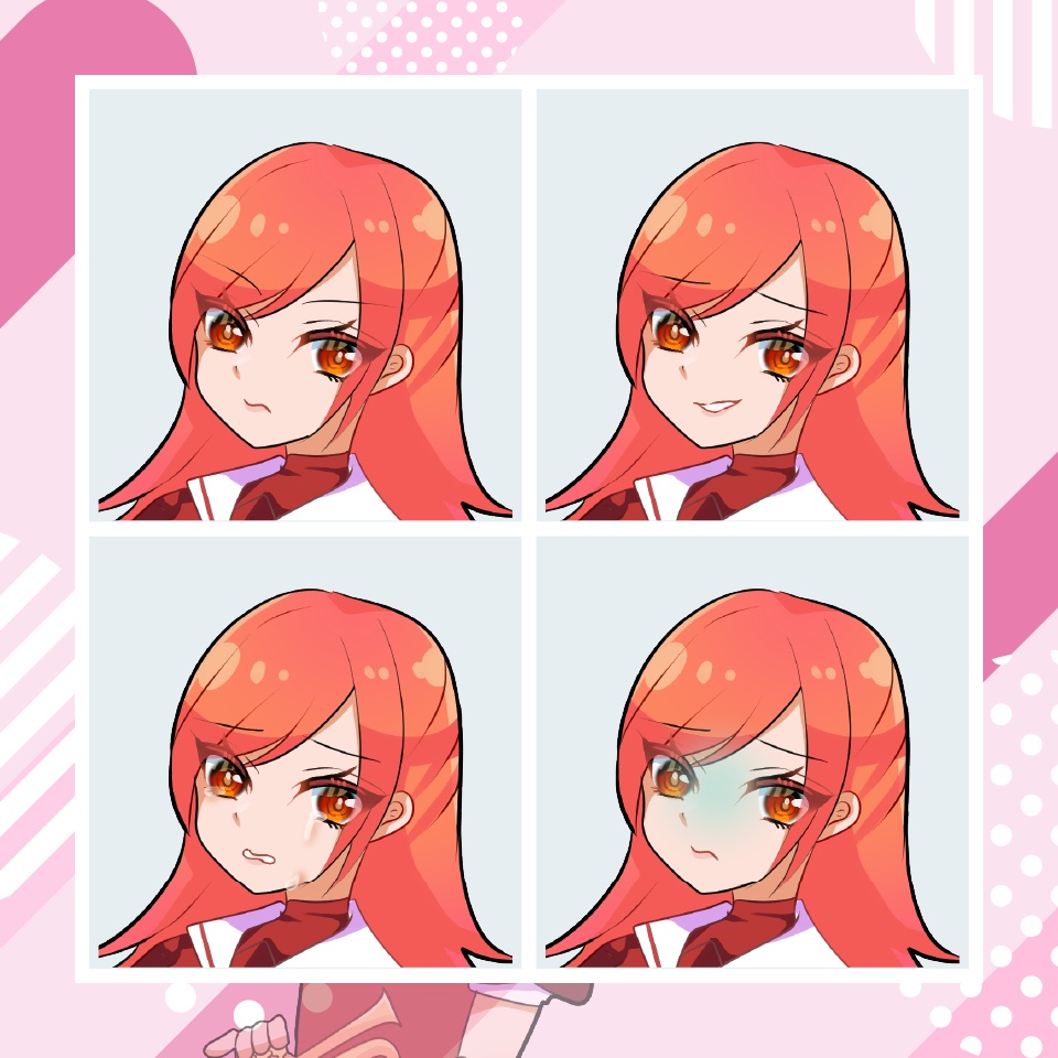【TRPG立ち絵】女子吹奏楽部|NPC|現代・日常