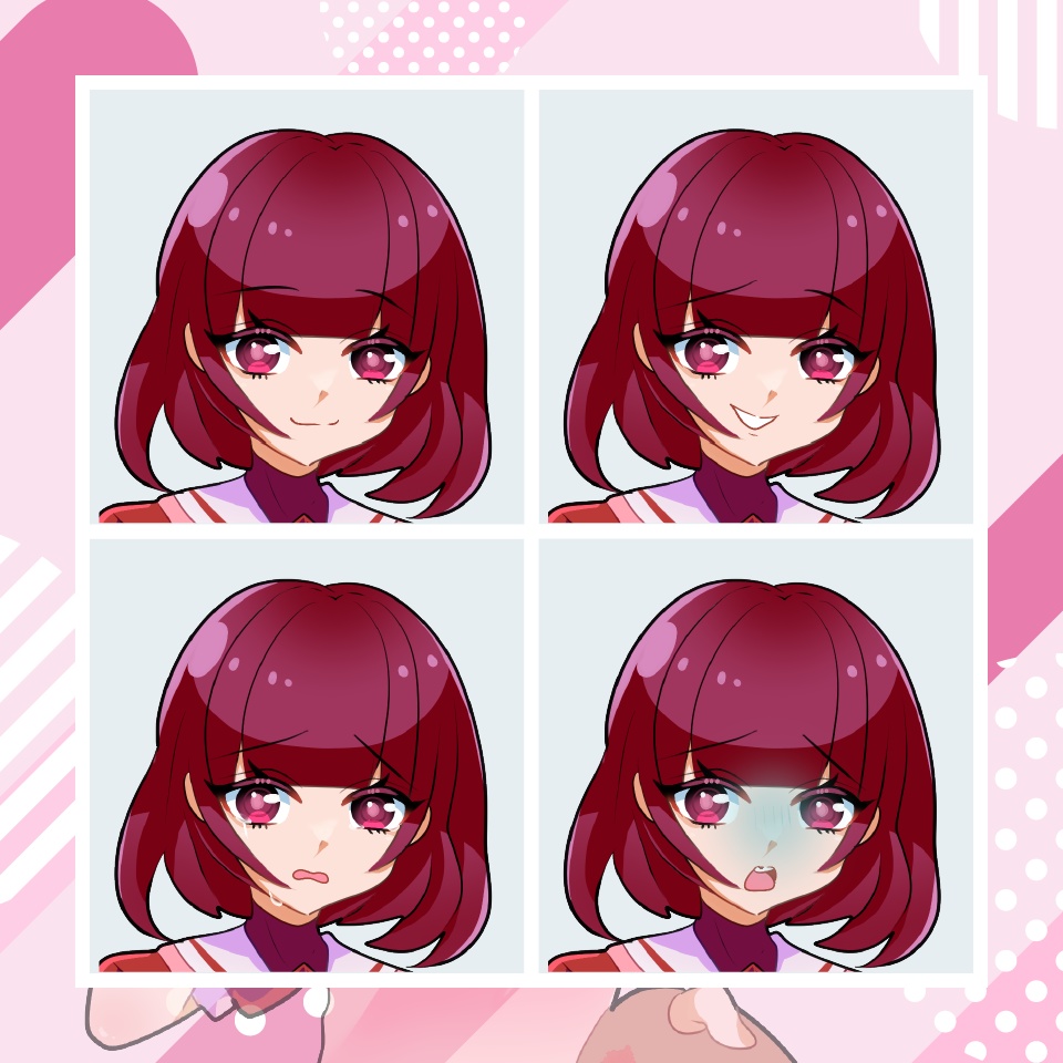 【TRPG立ち絵】女子美術部|NPC|現代・日常