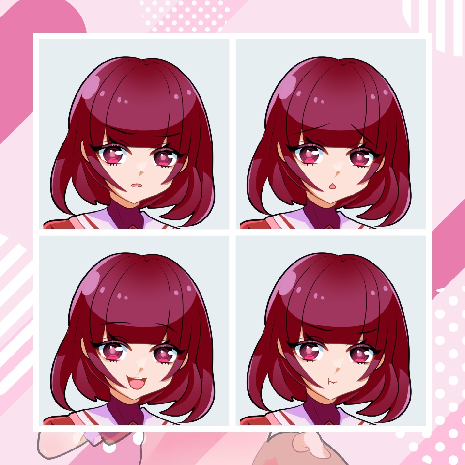 【TRPG立ち絵】女子美術部|NPC|現代・日常