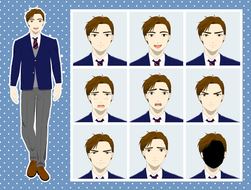 【TRPG立ち絵】高校生シリーズ|NPC|現代・日常【無料】