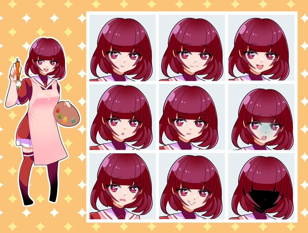 【TRPG立ち絵】部活動女子シリーズ|NPC|現代・日常