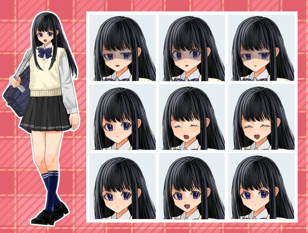 【TRPG立ち絵】一般学生シリーズ|NPC|現代・日常