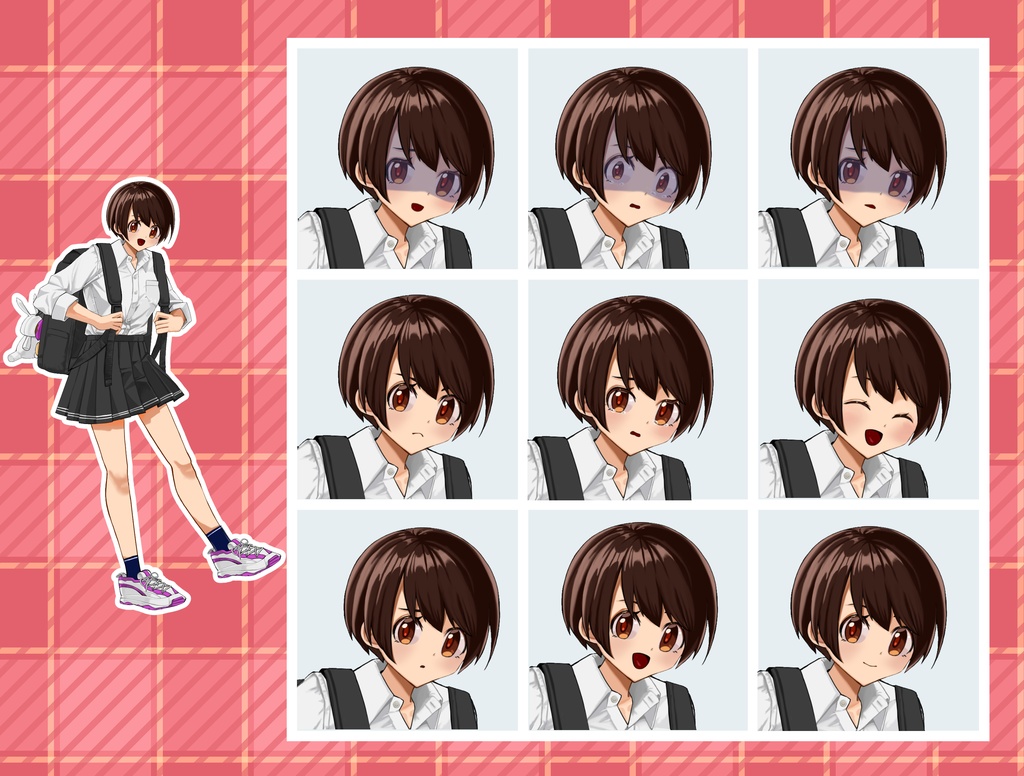 【TRPG立ち絵】一般学生シリーズ|NPC|現代・日常