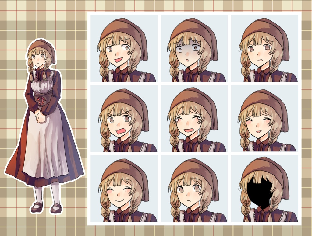 【TRPG立ち絵】ファンタジー村人シリーズ|NPC|ファンタジー・日常【無料】