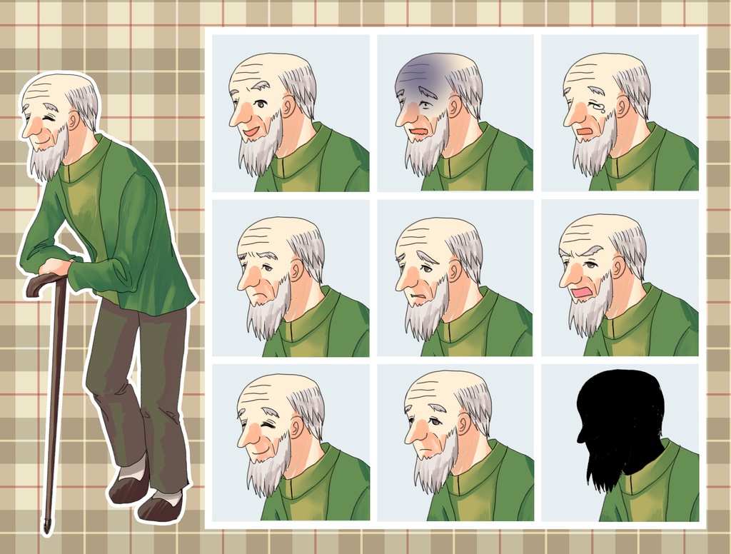 【TRPG立ち絵】ファンタジー村人シリーズ|NPC|ファンタジー・日常【無料】