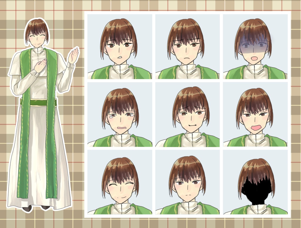 【TRPG立ち絵】ファンタジー村人シリーズ|NPC|ファンタジー・日常【無料】