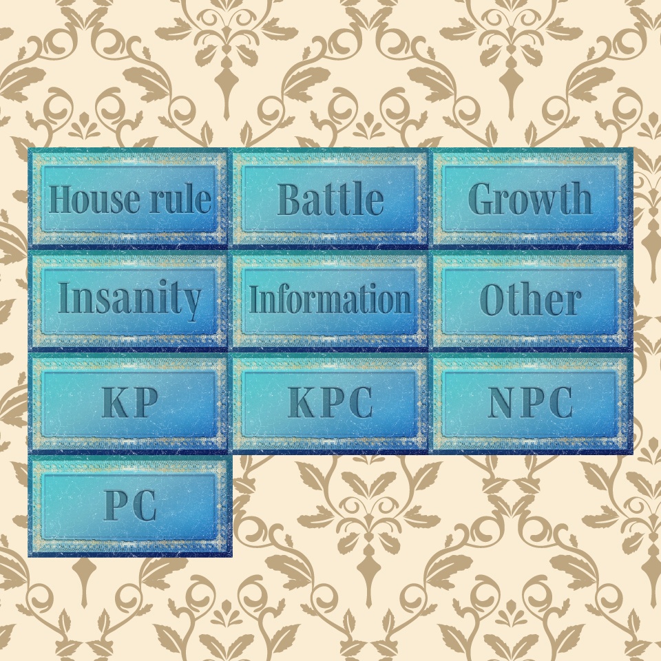 ココフォリア用文字素材「クラシック・アンティーク」