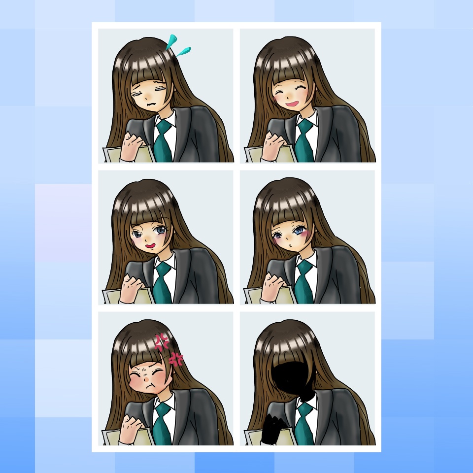 【TRPG立ち絵】会社員シリーズ|NPC|現代・日常