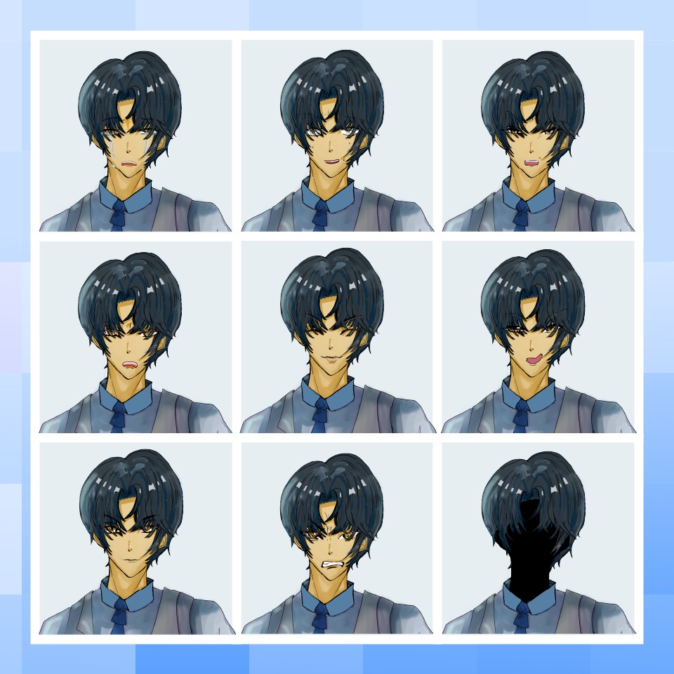 【TRPG立ち絵】会社員シリーズ|NPC|現代・日常