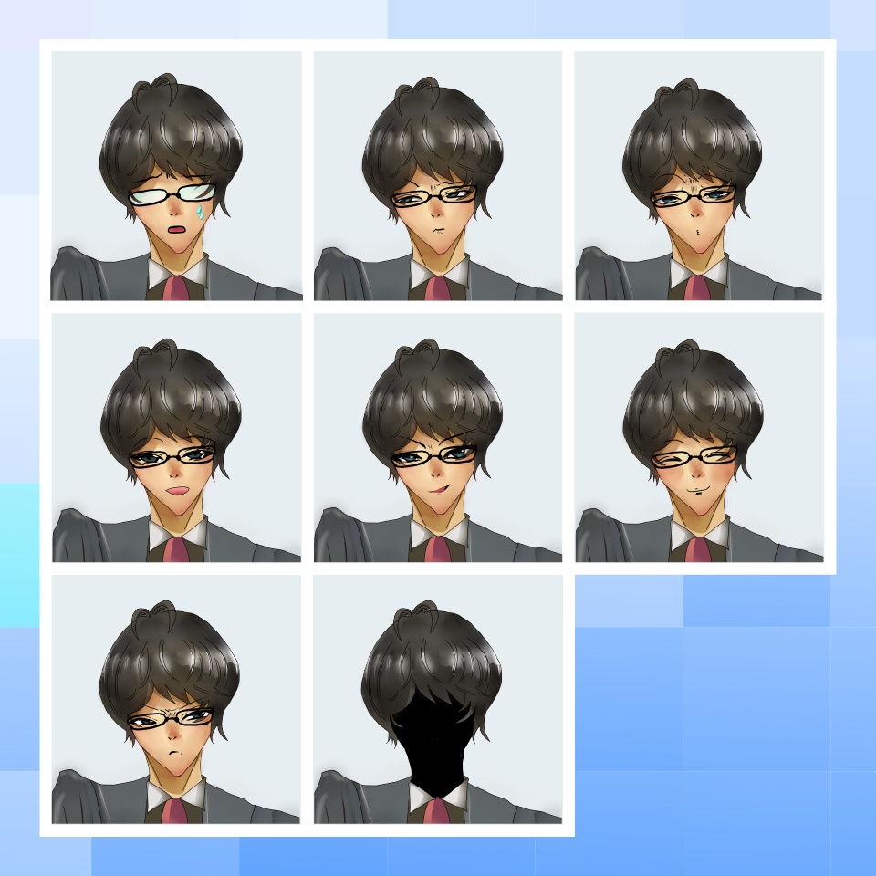 【TRPG立ち絵】会社員シリーズ|NPC|現代・日常