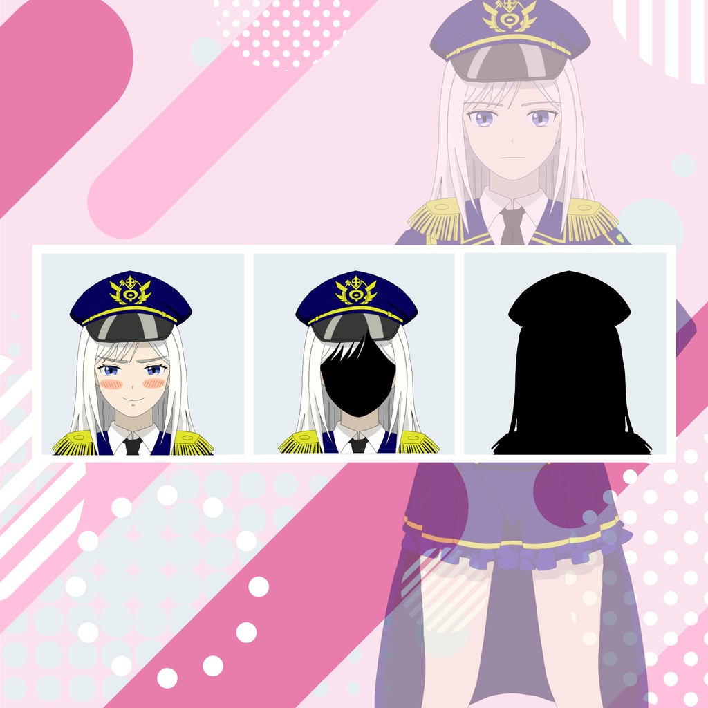 【TRPG立ち絵】軍服ロリータ|NPC|ファンタジー・日常