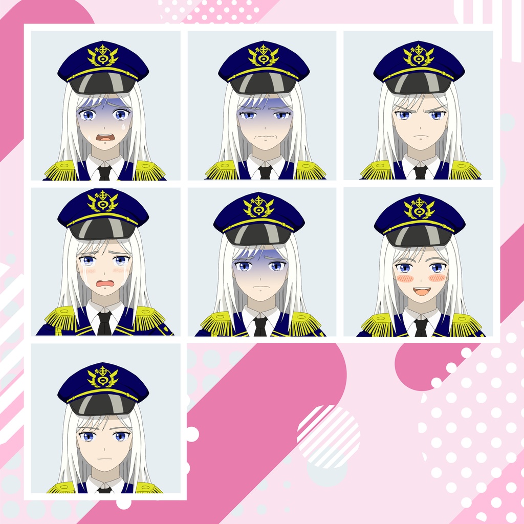 【TRPG立ち絵】軍服ロリータ|NPC|ファンタジー・日常