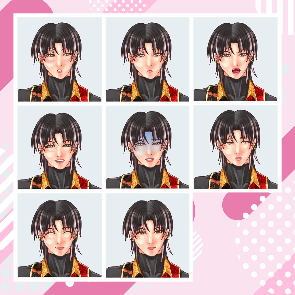 【TRPG立ち絵】チャイナ服の男性|NPC|ファンタジー・日常