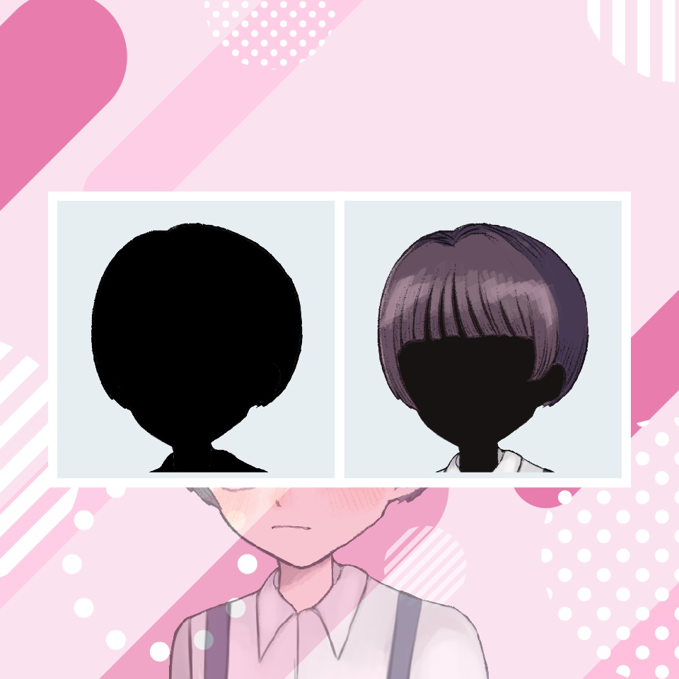 【TRPG立ち絵】おかっぱ少年|NPC|現代・日常