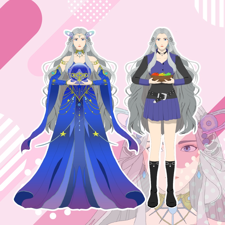 【TRPG立ち絵】占い師|NPC|ファンタジー・日常