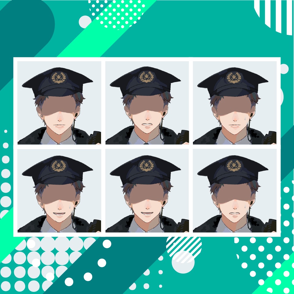 【TRPG立ち絵】男性警官冬服|NPC|現代・日常