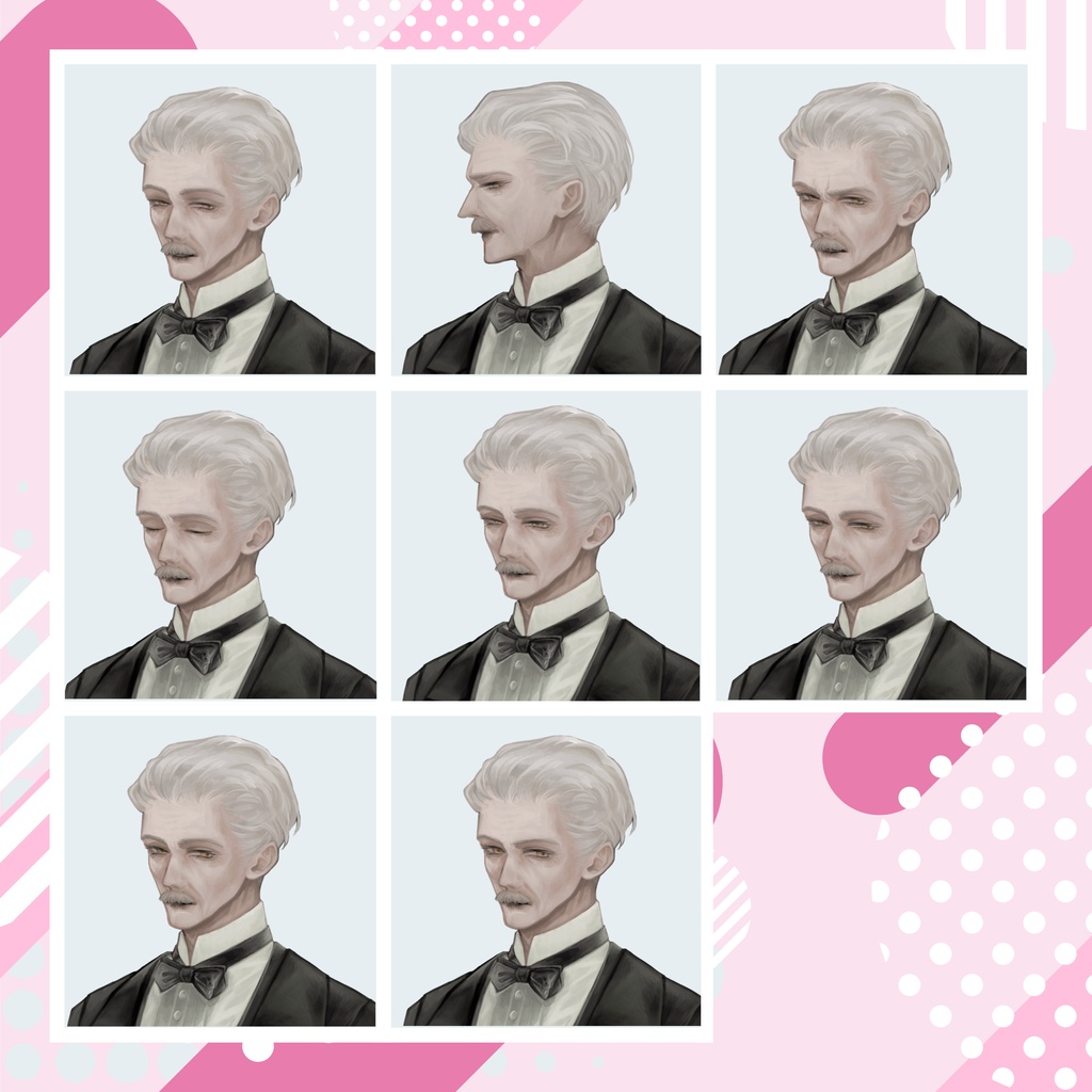 【TRPG立ち絵】バトラー|NPC|現代・日常
