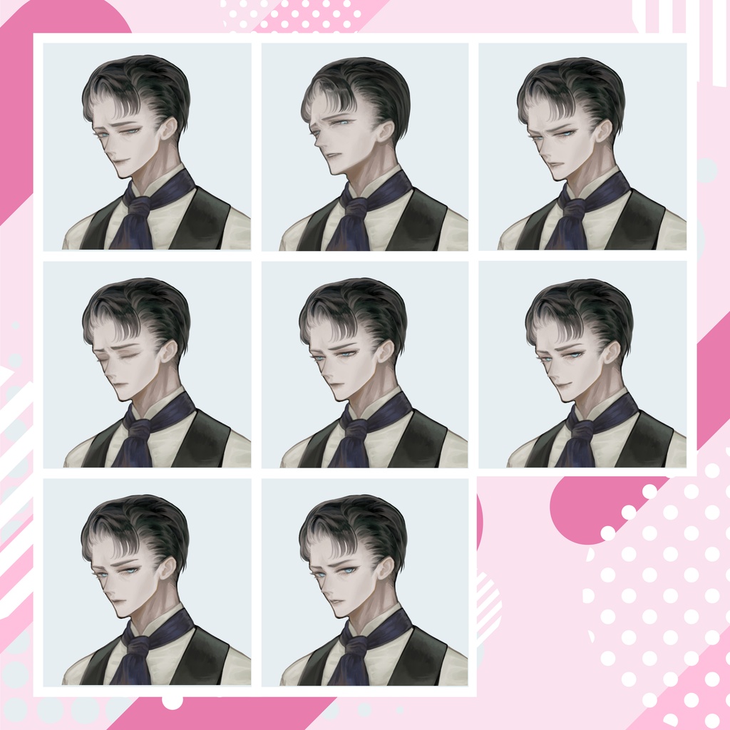 【TRPG立ち絵】屋敷にいそうな人(男性)|NPC|現代・日常