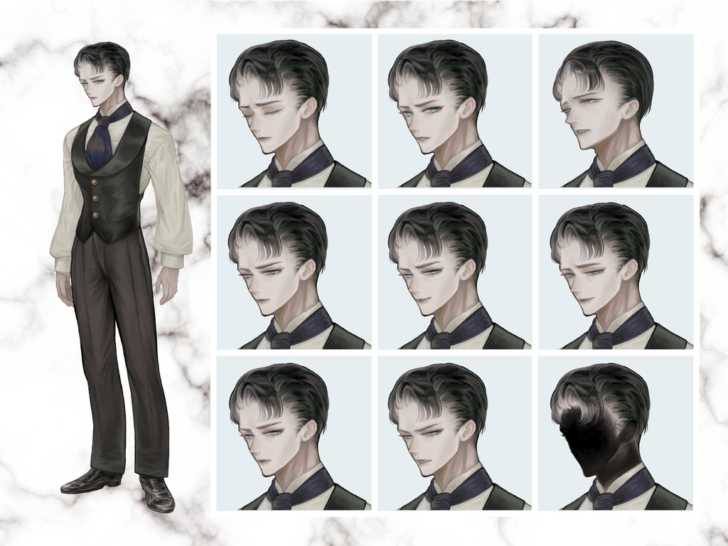 【TRPG立ち絵】屋敷にいそうな人シリーズ|NPC|現代・日常